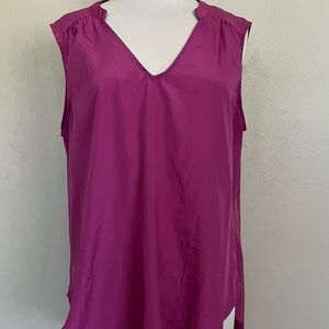 The Limited Fuchsia Sleeveless Blouse